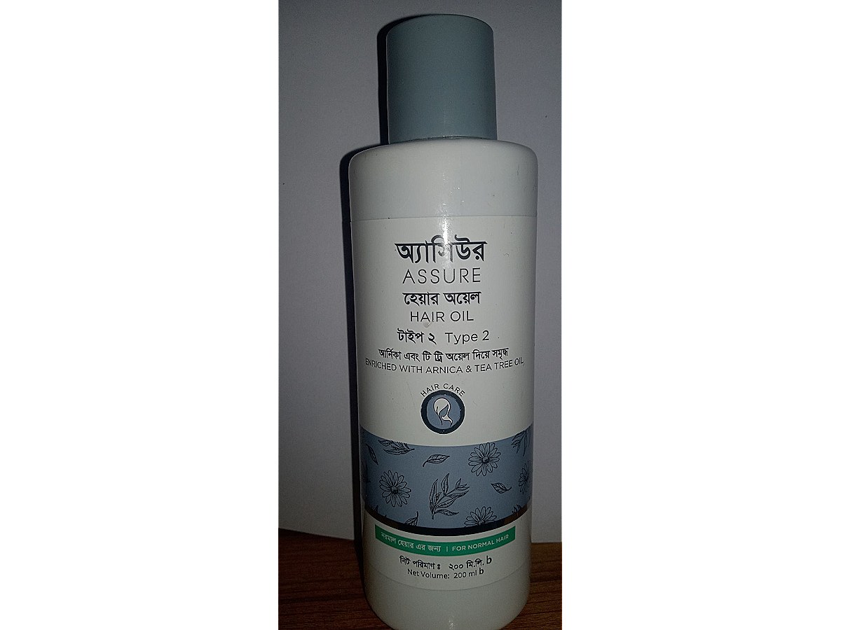 Assure Hair Oil Type 2 | Enriched with Arnica & Tea Tree Oil.